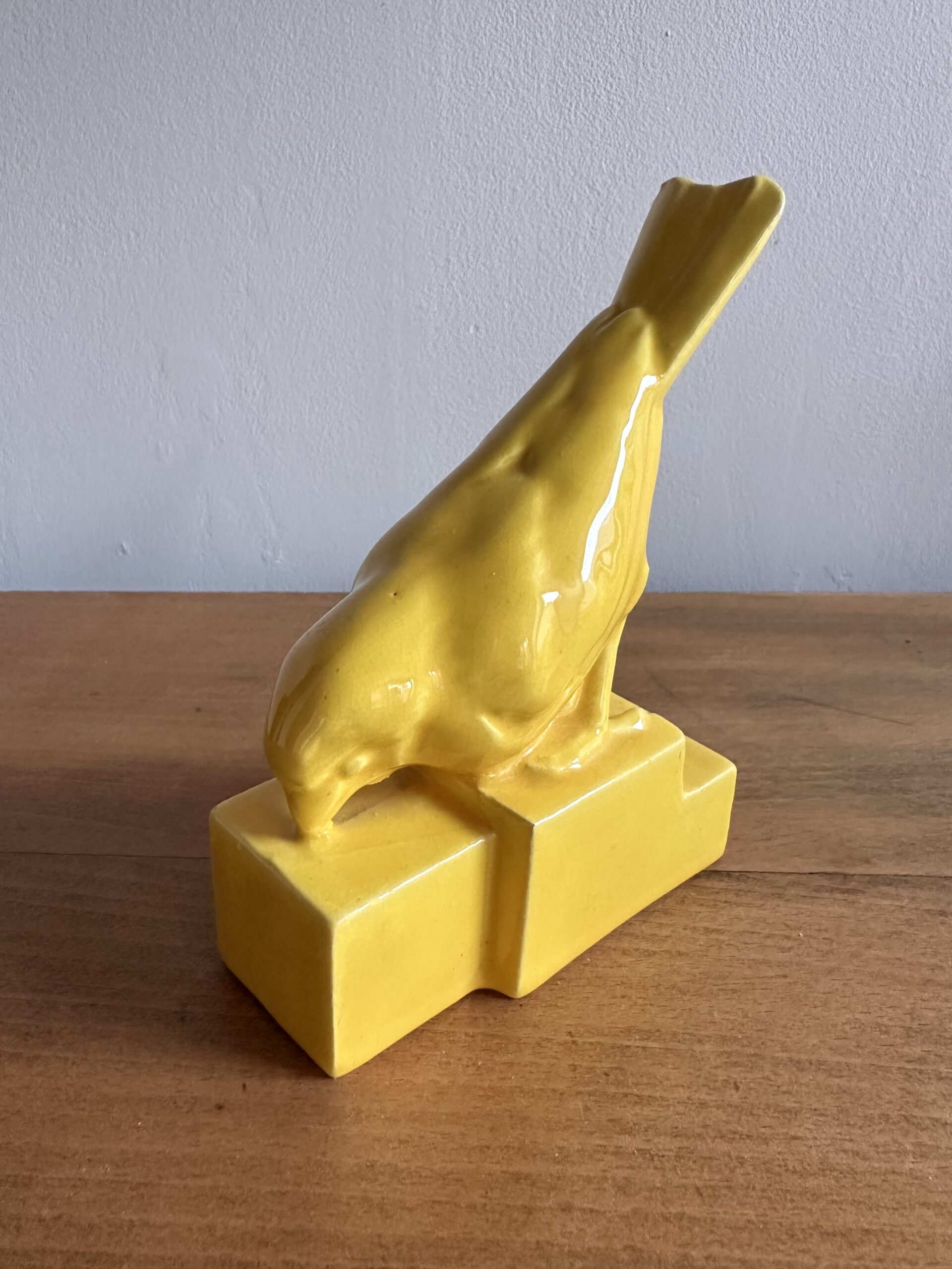 moineau ceramique guingot oiseau art deco