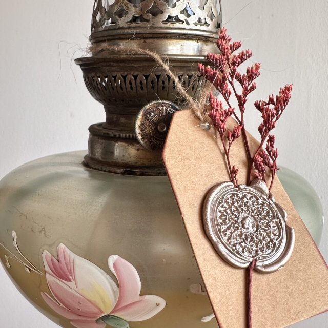 lampe a huile fleur